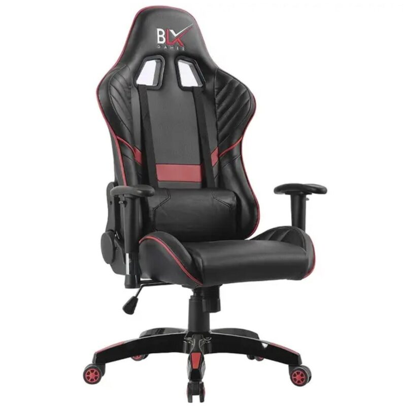 Cadeira Gamer Giratória BLX GAMER 6009G – Vermelho/Preto – 30031 CONEXÃO MÓVEIS 2