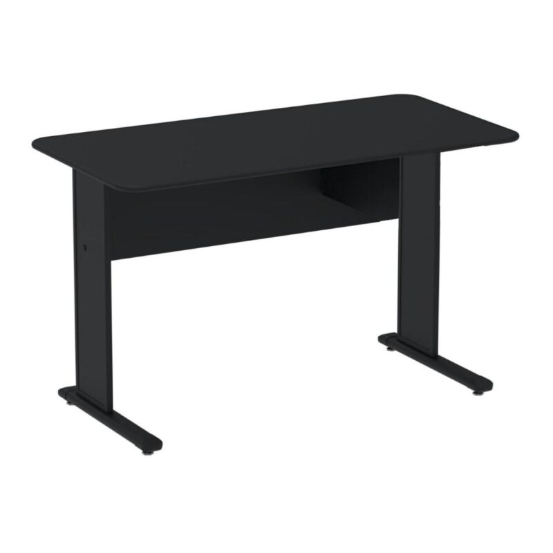 Mesa Escritório 1,50×0,60m s/ Gavetas – Cor Preto 44092 CONEXÃO MÓVEIS 2