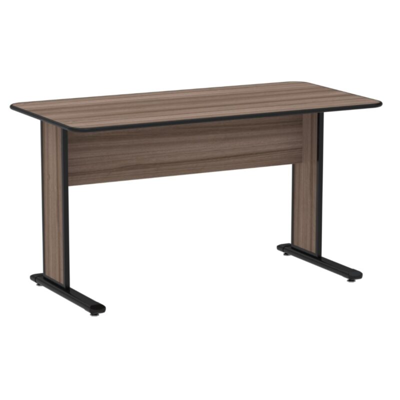 Mesa Escritório 1,50×0,60m s/ gavetas – Cor Walnut 44097 CONEXÃO MÓVEIS 2