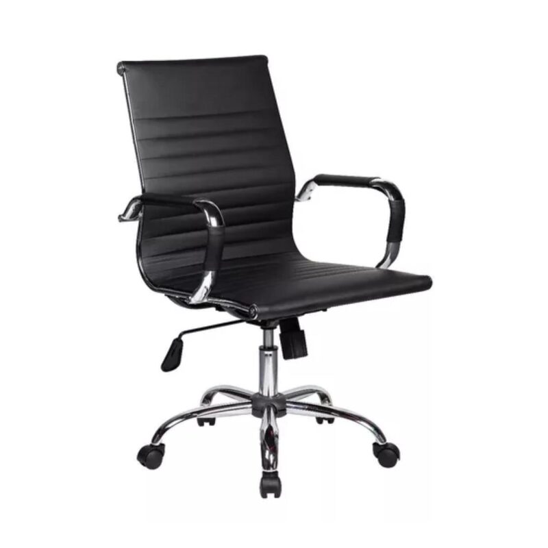 Cadeira DIRETOR Charles Eames Esteirinha – PRETO – PMD – 32887 CONEXÃO MÓVEIS 2