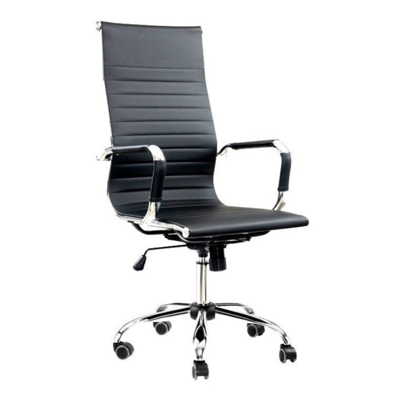 Cadeira Presidente Charles Eames Esteirinha – COR PRETA – 32997 CONEXÃO MÓVEIS 2