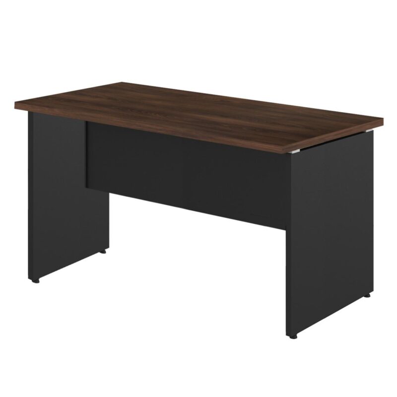 Mesa Escritório 1,70×0,60m – S/ Gavetas MARSALA / PRETO – 23474 CONEXÃO MÓVEIS 2