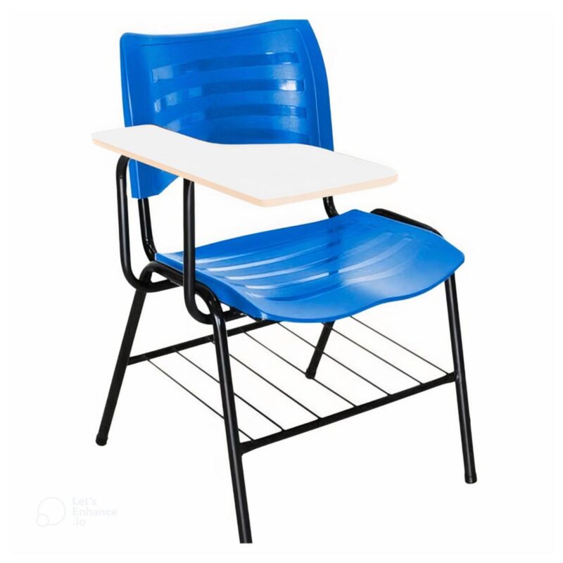 Cadeira Universitária Plástica Prancheta MDF – COR AZUL – PMD – 34013 CONEXÃO MÓVEIS 2